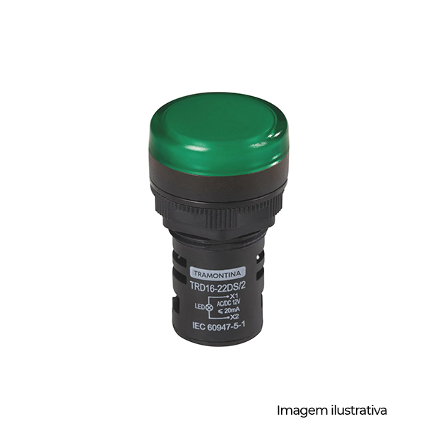 SINALEIRA LED TRD 16-22DS/2 12V VERDE COD 58015464