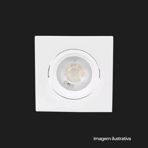 SPOT LED QUADRADO 5W 6000K 400 LUMENS - COD 9982