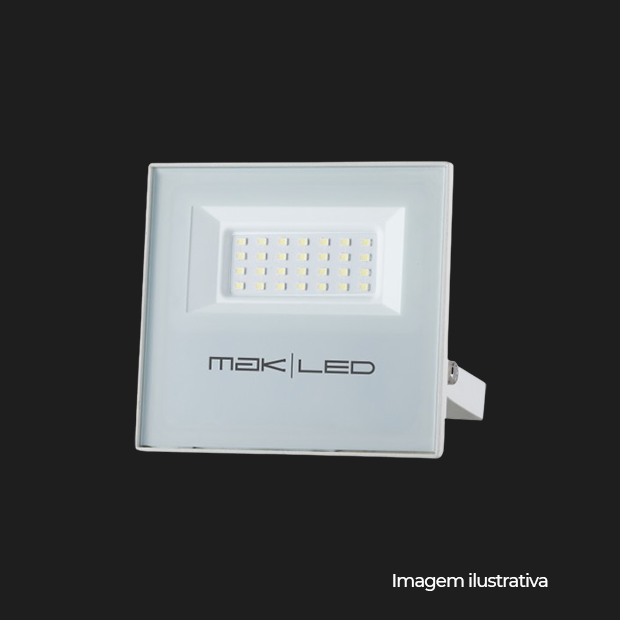 REFLETOR WHITE SLIM SMD 3000K 010W - COD 517