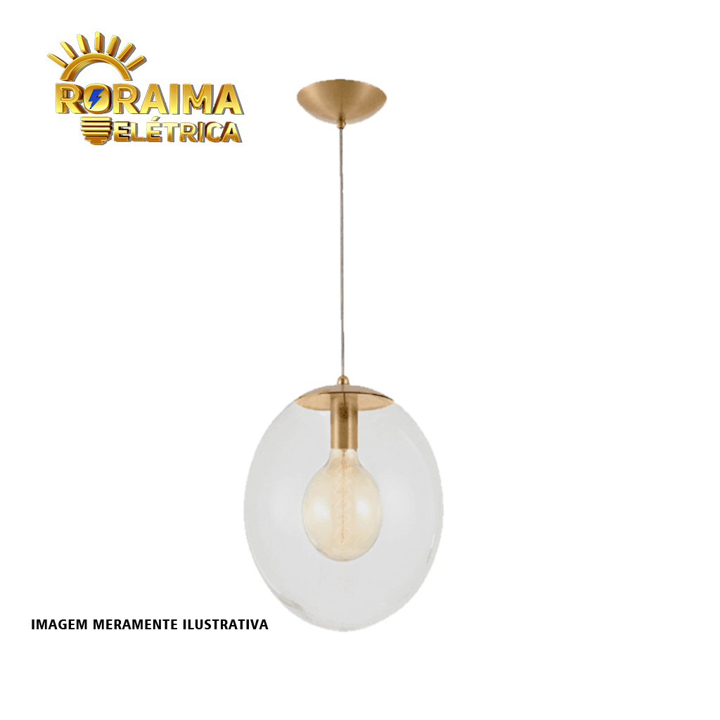PENDENTE ESFERA DIAM.45CM METAL DOURADO COD 2887DR/94