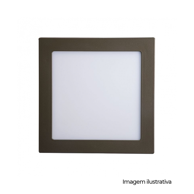 PAINEL LED DE EMBUTIR 300X300 25W 4000K BIVOLT CHUMBO