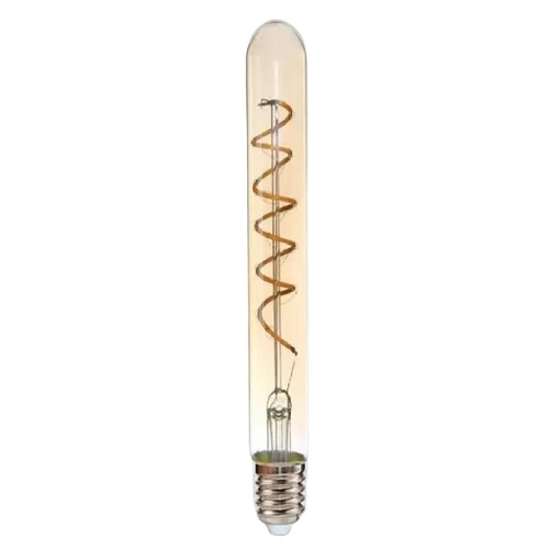 LAMPADA VINTAGE LED TUBO T185 SPIRAL4W 2400K BIVOLT