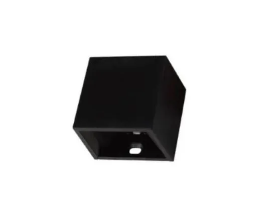MINI ARANDELA FOCUS PRETA 3000K 2W 150L - COD 3155