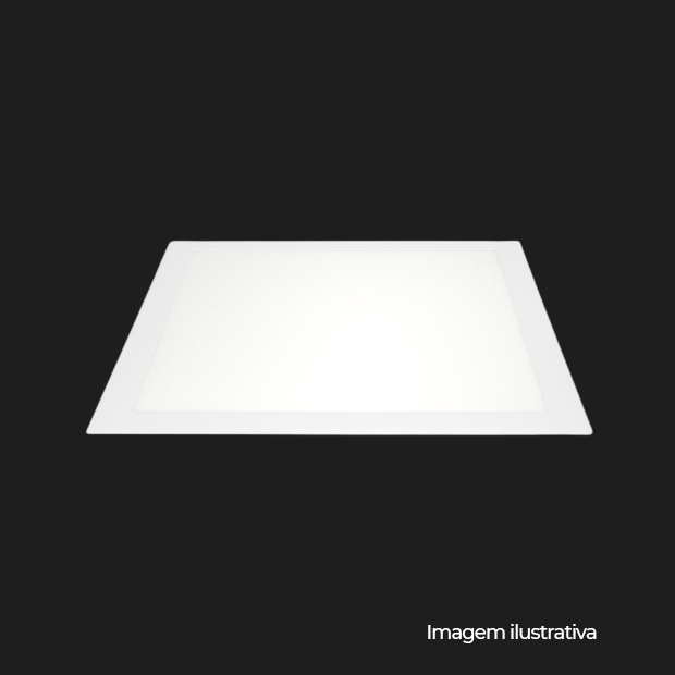 PAINEL BACKLIGHT LED EMB QUAD ALUM 400MM BIVOLT 32W 4.100K - BRANCO - COD 83494104