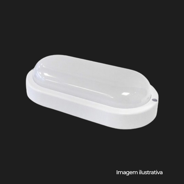 ARANDELA TARTARUGA LED BIVOLT 6500K IP54 10W - COD 289