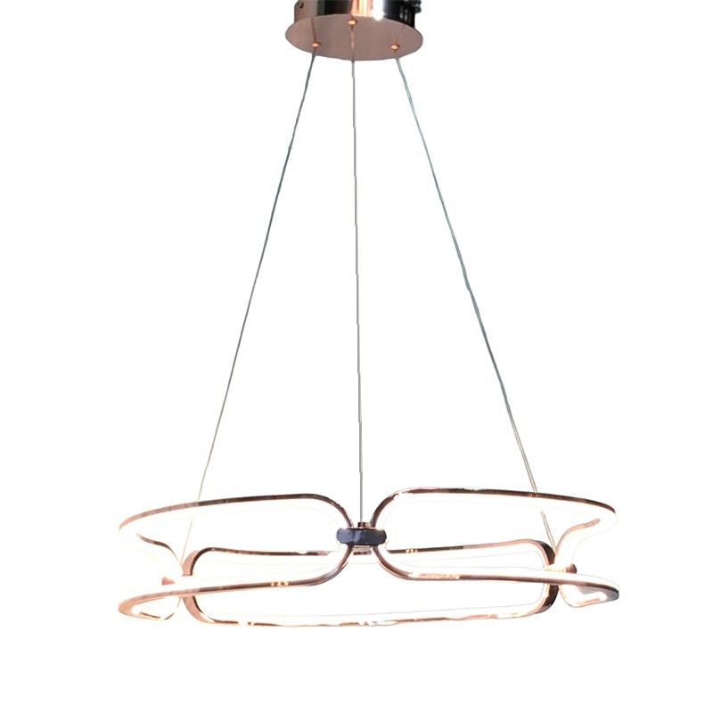 PENDENTE DE ARCO 45CM CABO 2M ROSE ALUMINIO COM BORRACHA COD CD20216010