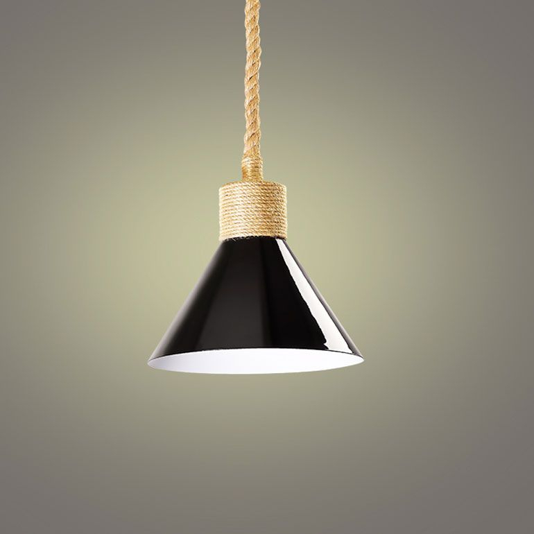 PENDENTE SISAL BRANCH PRETO - BRANCO - COD 5513.03.12