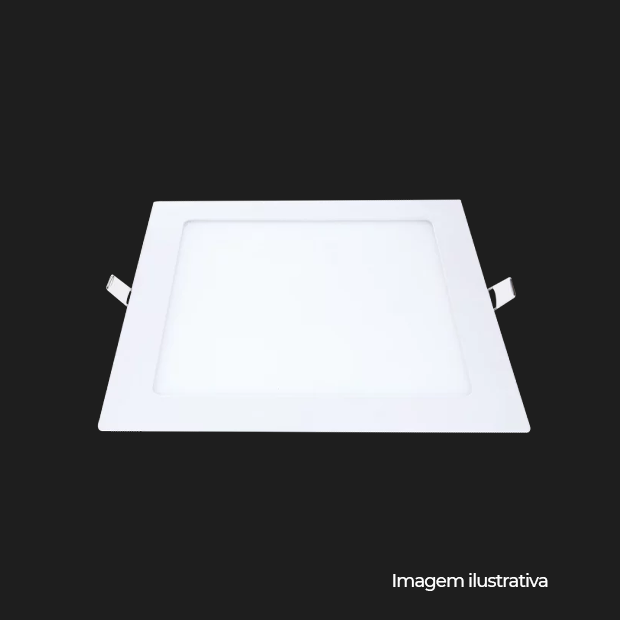 PAINEL LED ALU EMB QUA-22-AM3000K-18W-BIV-1260 COD858100576