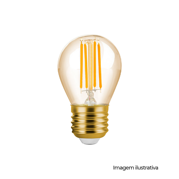 LAMPADA LED G45 FILAMENTO 4W 2200K E27 85-240V VINTAGE AMBER - COD 200002628