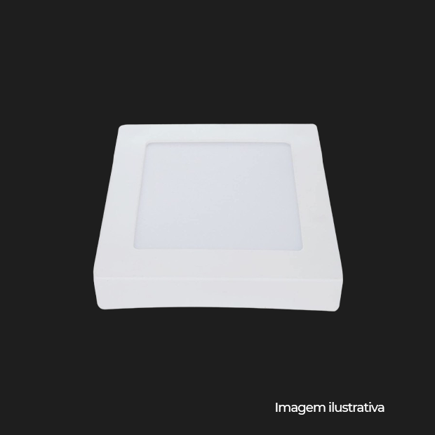 PAINEL LED ALU-SOBR-QUA-17-NE4000K-12W-BIV-NH720 - COD 768450871