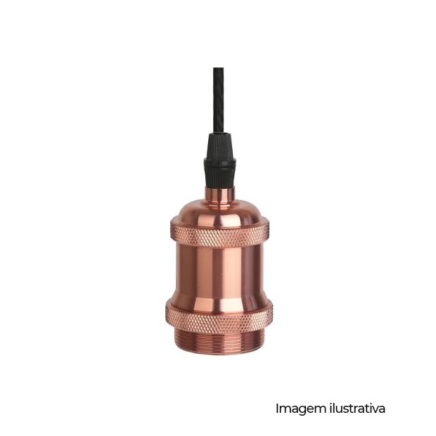 PENDENTE DASH COPPER ROSE 1,5M - COD 836