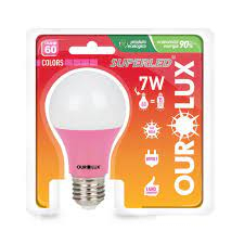 SUPERLED OURO 60 COLORS 7W BIV ROSA