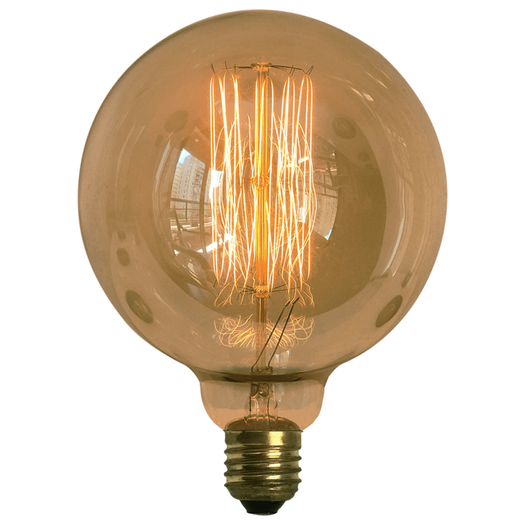 LAMPADA DE RESISTENCIA DE CARBONO G125 SQUIRREL CAGE 40W 110V - COD G125-SC-40W-110V