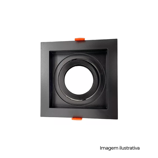 SPOT PAR20 PRETO C/SOQUETE P/LAMP E27 COD 8253