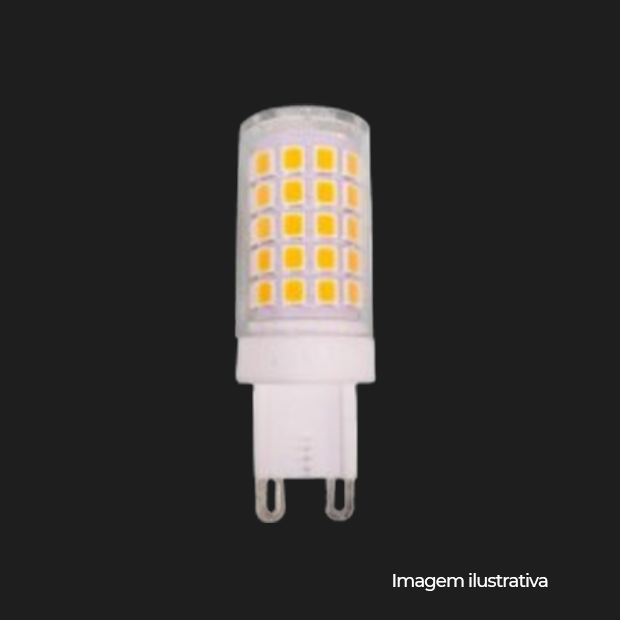 G9 LED 4,8W 2700K 127/220V COD LM1452