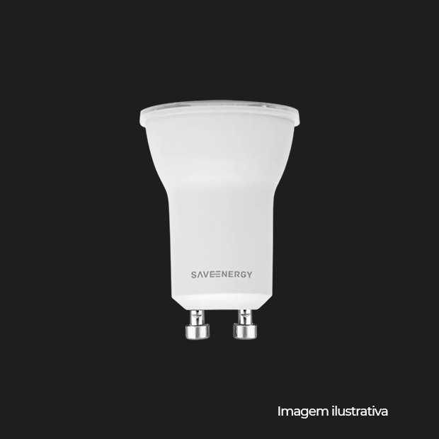 LAMPADA LED MINI DICROICA 4W 2700K GU10 BIVOLT