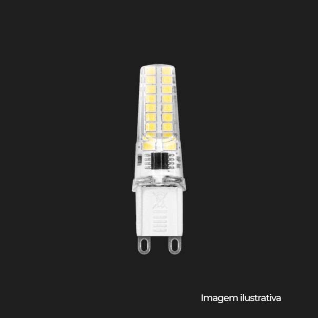 LAMPADA PIN G9 LED SMD 5W 7200K 127V 600 LUMENS COD LLG9S705Z