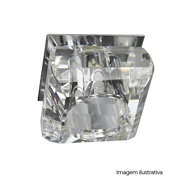 SPOT CRISTAL EMB. G9 40W 70X70X68MM