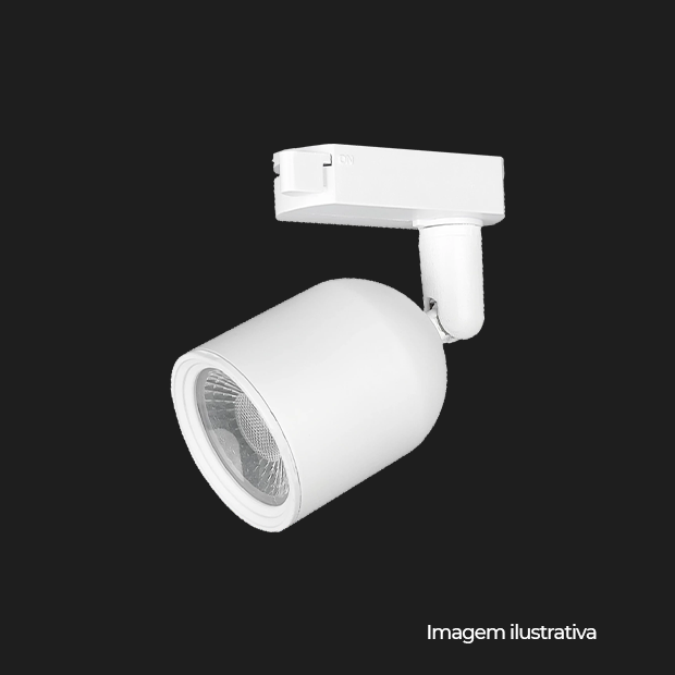 LED SPOT TRILHO ELEGANCE T1-BR-AM3000K-7W-BIV - COD 251060574