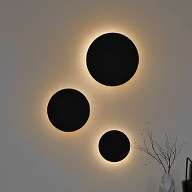 ARANDELA/PLAFON TASCHIBRA LUNA 150 10W 2700K LED PRETO FOSCO-DER/18 PRETO FOSCO - COD 04030033-18