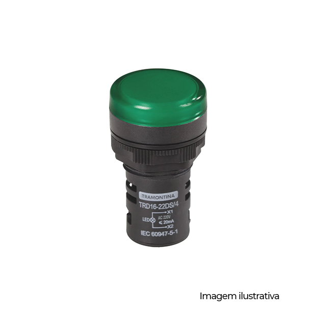SINALEIRA LED TRD 16-22DS/4 220V VERDE COD 58015479