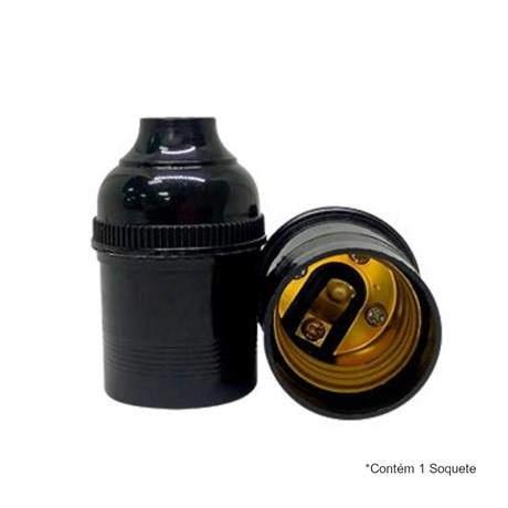 SOQUETE 4A/250V PRETO - COD 30108