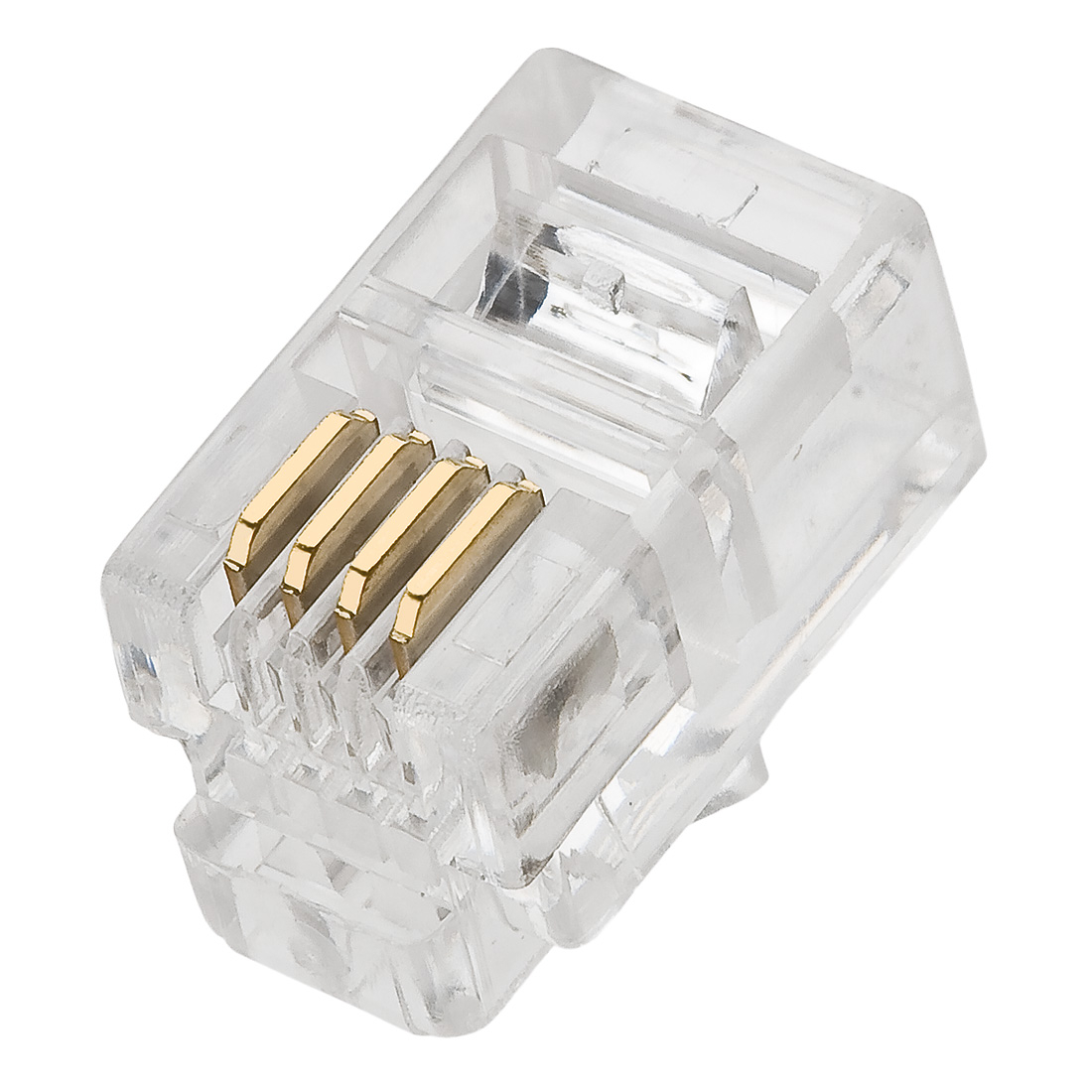 CONECTOR PLUG MODULAR RJ11 4P4C - COD 0103032