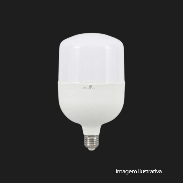 LAMPADA BULBO ALTA POTENCIA 6500K 80W 6000L - COD 9593