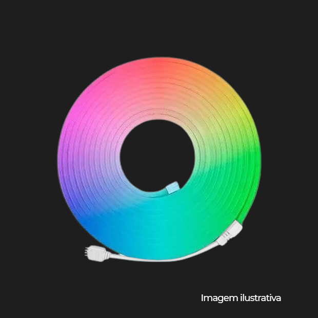 FITA NEON 3535 24V 10W RGB - COD 7184