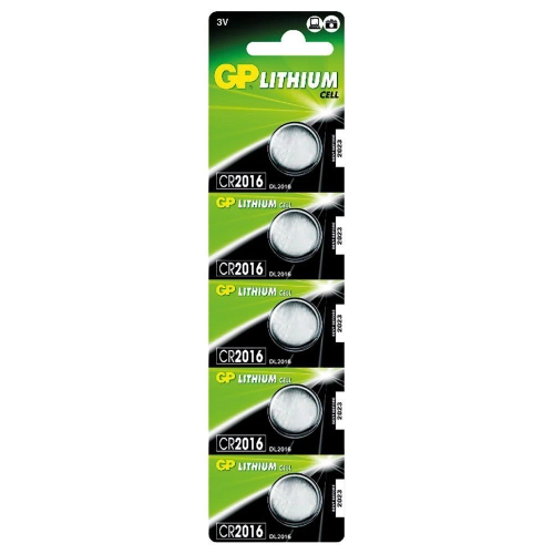BATERIA GP LITHIUM CR2016 3V 90MAH  BLISTER - COD 332016N