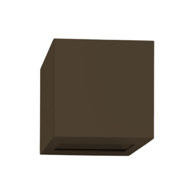ARANDELA CUBO SLIM 1XG9 - CAFE