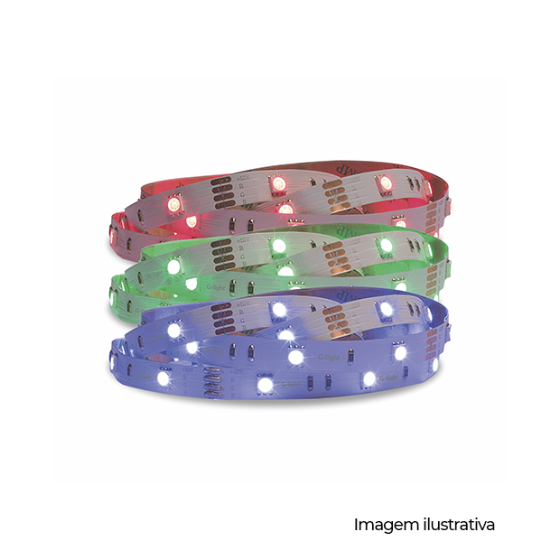 FITA LED 5050 10MM 5M RGB 12V UNICO COD 181.12.0055-0