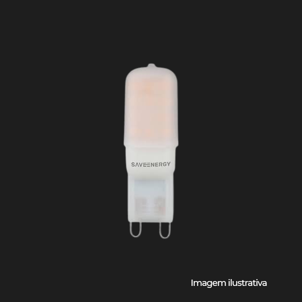 LAMPADA G9 2W 180LM 2700K 127V - COD SE-265.507