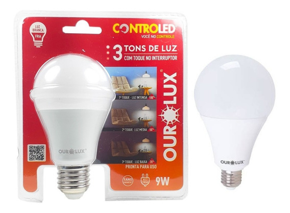 LAMPADA CONTROLED 3 TONS 9W 6500K BIVOLT