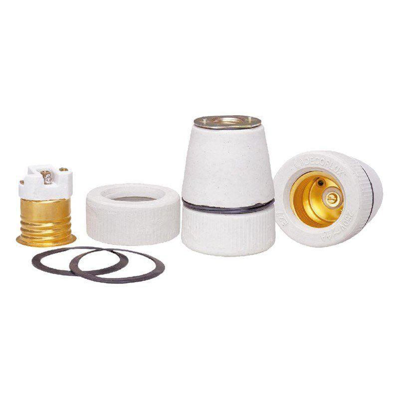 SOQUETE E27-TEMPO PORCELANA BCO 4A/0-250V COD MT2233