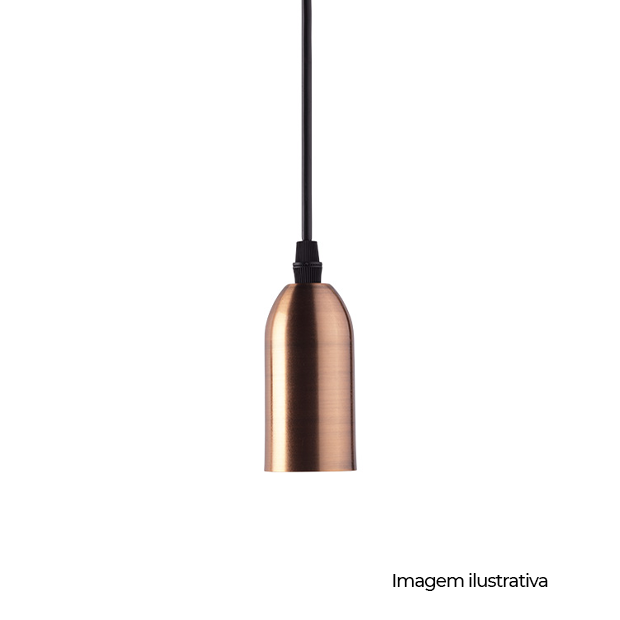 PENDENTE DOT METAL E-27 42W COBRE - COD 02110102-33