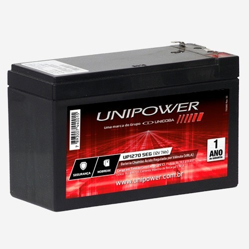 BATERIA SELADA UP1270SEG  12V 7,0AH