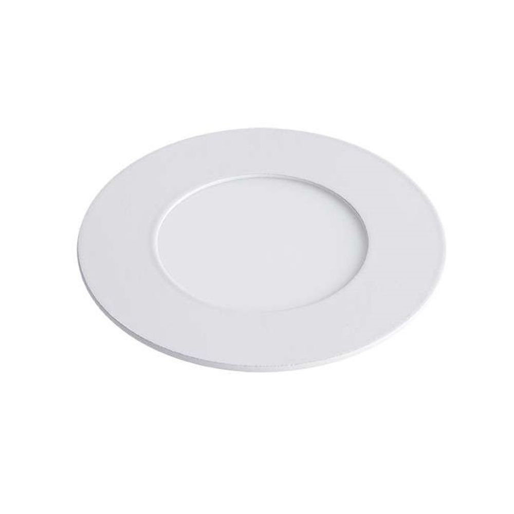 LUMINARIA EMBUTIR LED SLIM REDONDA 3W 3000K - COD 147400084