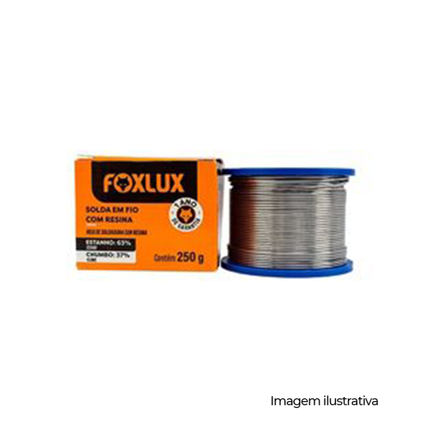 ESTANHO LIGA 63/37 CARRETEL 250 GRAMAS COD 25.12