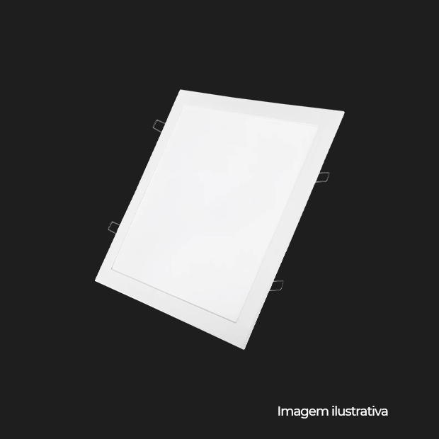 PAINEL LED LUMINARIA LED 24W EMB QUAD 30 BR6500K-BIVOLT - COD 858131374