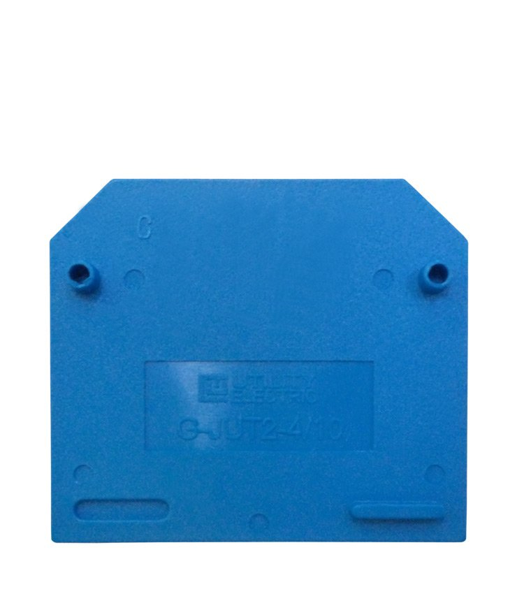 PLACA FINAL P/ BORNE 4-10MM AZUL