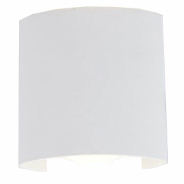LUMINARIA ARANDELA LUMIER DECOR IP65 2W 3000K BRANCA COD LU16006-BR