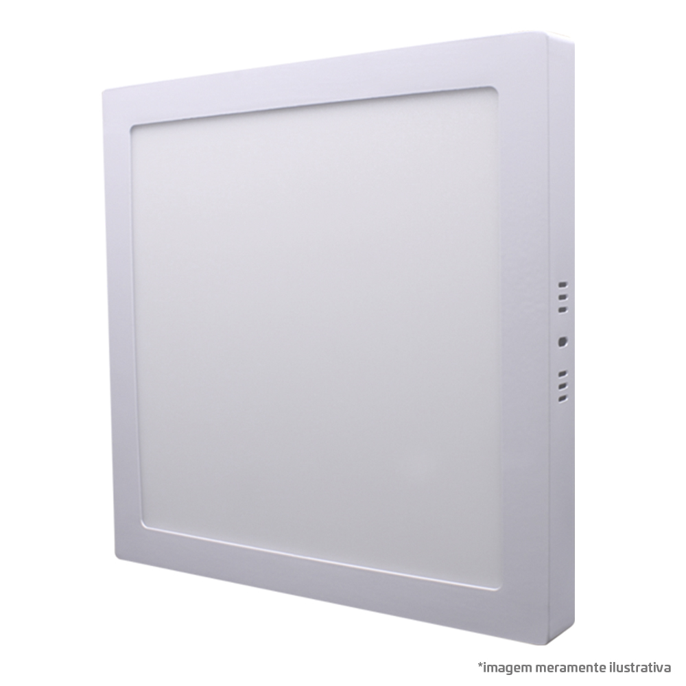 PAINEL LED ALU QDO SOB 024W 6000K 27X27CM 1784LM COD. LD32456